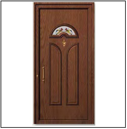 Πόρτα Εισόδου Pvc 6945