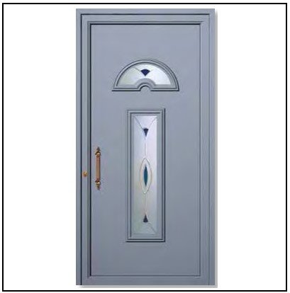 Πόρτα Εισόδου Pvc 6952