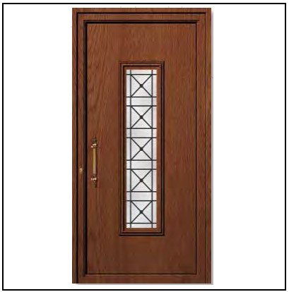 Πόρτα Εισόδου Pvc 6961