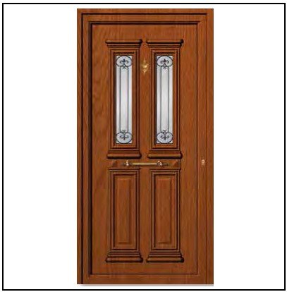 Πόρτα Εισόδου Pvc 6981