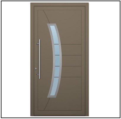 Πόρτα Εισόδου Αλουμινίου Optimum 4665