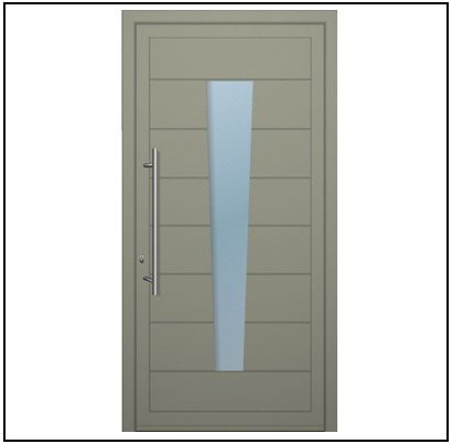 Πόρτα Εισόδου Αλουμινίου Optimum 4675