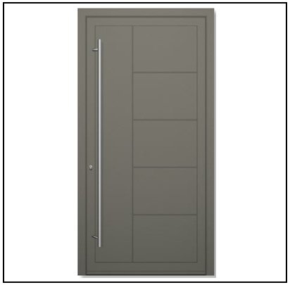 Πόρτα Εισόδου Αλουμινίου Optimum 4685