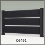 Περίφραξη με Τάβλες  Deck Αλουμινίου 171001