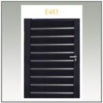 Αυλόπορτα με Τάβλες  Deck Αλουμινίου 181057