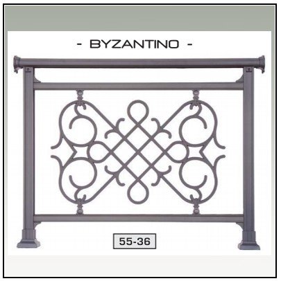 Κάγκελο Αλουμινίου παραδοσιακό 154006