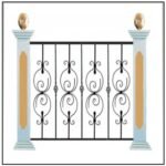 Κάγκελο Σιδήρου Μπαλκονιού  153076