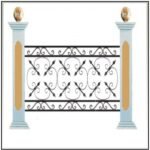 Κάγκελο Σιδήρου Μπαλκονιού  153077