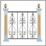 Κάγκελο Σιδήρου Μπαλκονιού  153078