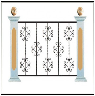 Κάγκελο Σιδήρου Μπαλκονιού  153087