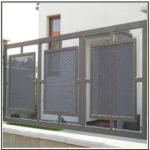 Κάγκελο Μπαλκονιού Σιδήρου Με Λαμαρίνα 155008