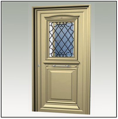 Πόρτα Εισόδου Αλουμινίου Παραδοσιακή 5144A