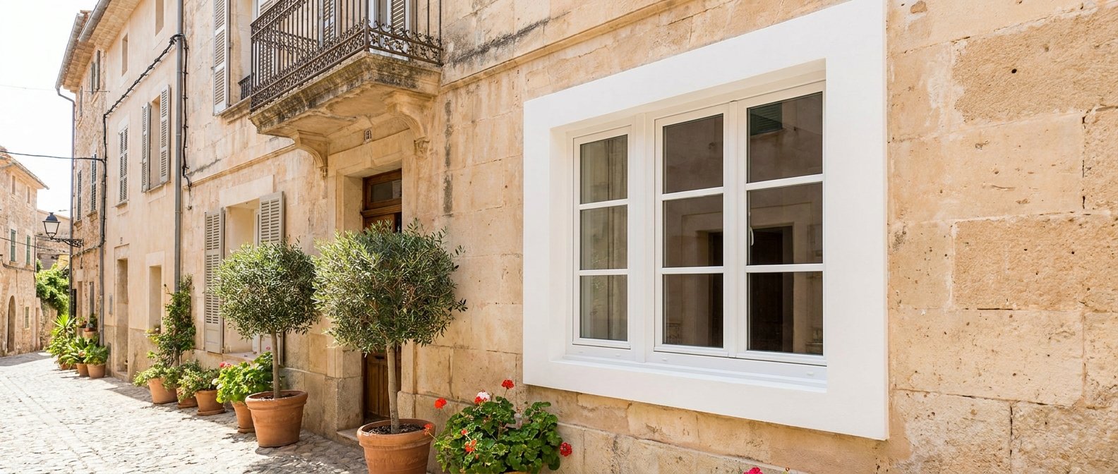 Ανακαίνιση με ενεργειακό πιστοποιητικό κουφώματα υψηλής απόδοσης.